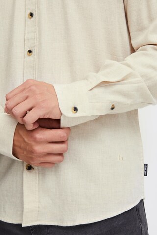BLEND Regular fit Button Up Shirt 'Burley' in Beige