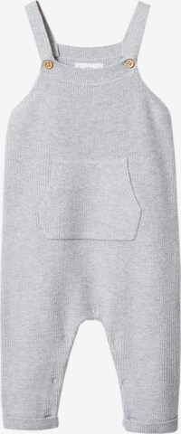 MANGO KIDS Laclové kalhoty 'York' – šedá: přední strana