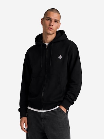 Copenhagen Legacy Sweatvest in Zwart: voorkant