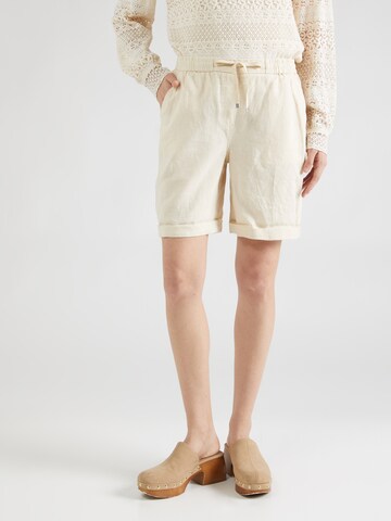 Effilé Pantalon 'SOANNE' Maison 123 en beige : devant