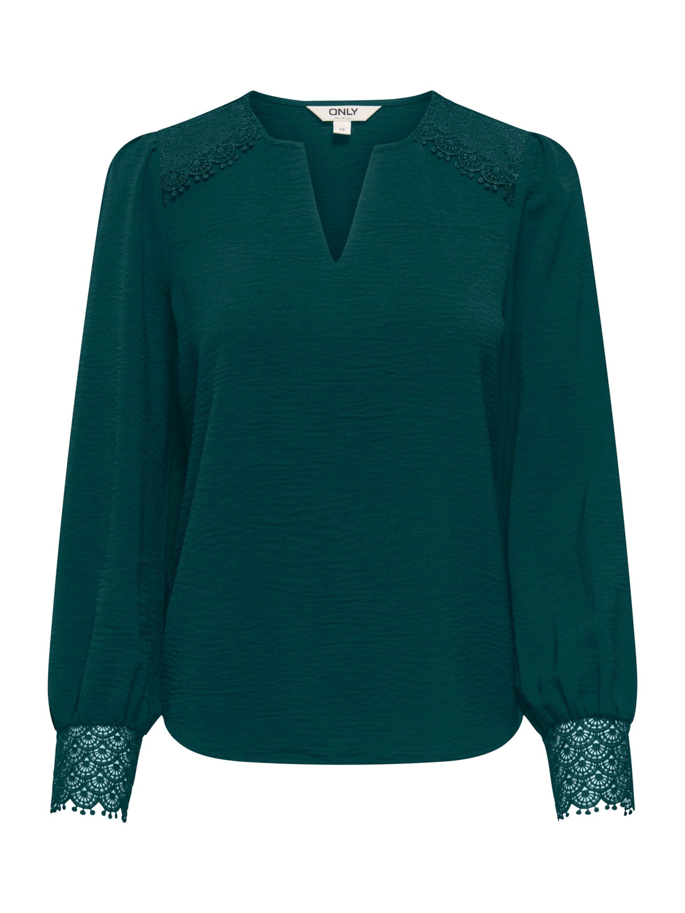 ONLY Bluse 'ONLCERENA METTE' in Grün: Vorderseite