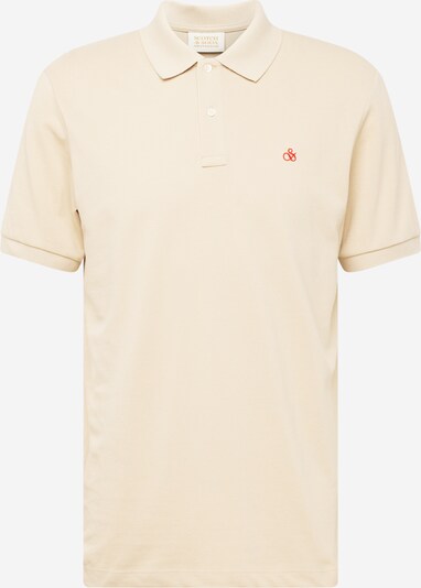 SCOTCH & SODA Shirt 'Essential' in de kleur Beige / Rood, Productweergave