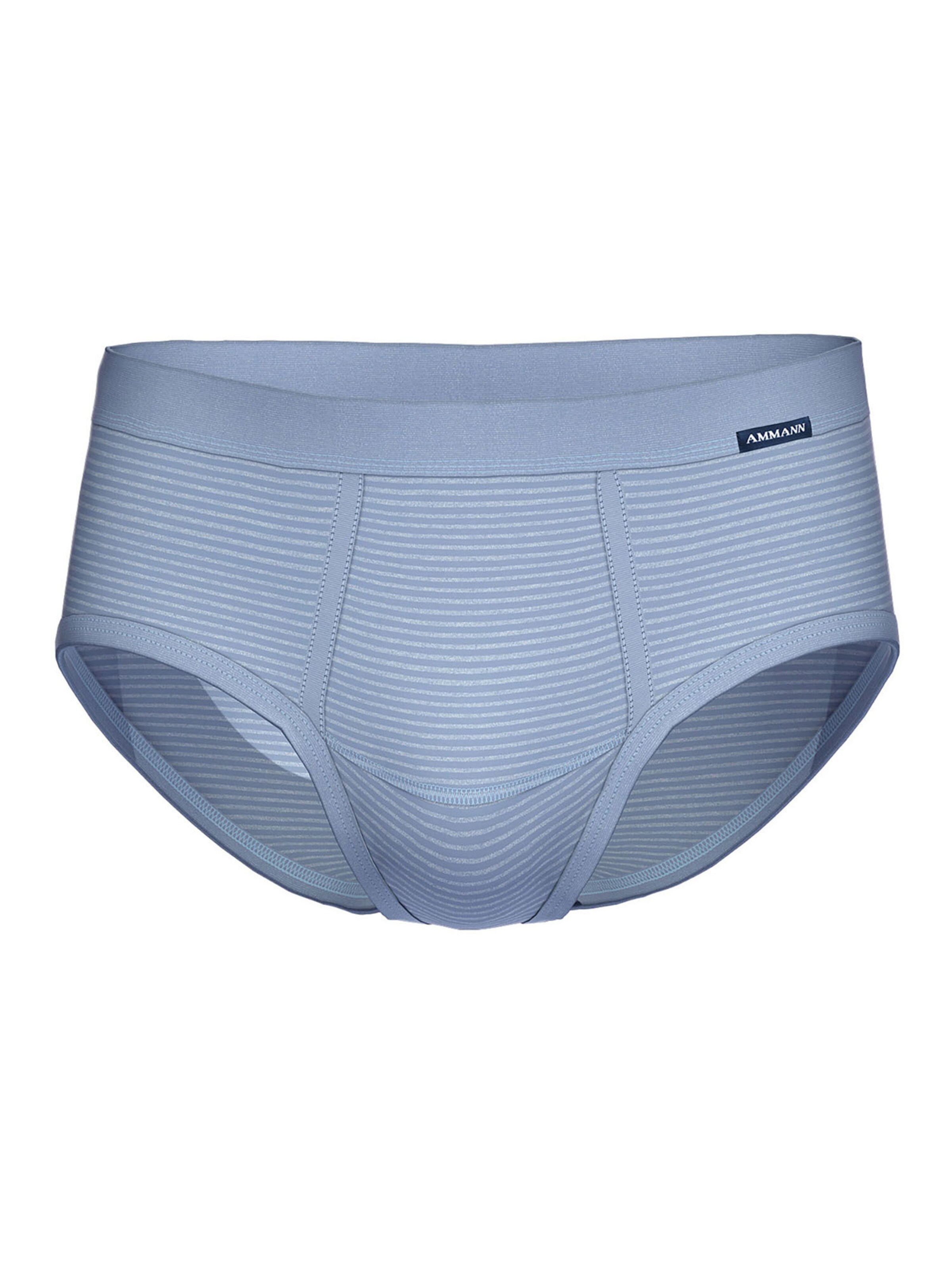 Ammann Panty 'Day Classic / Jeans Feinripp' in Blue: front