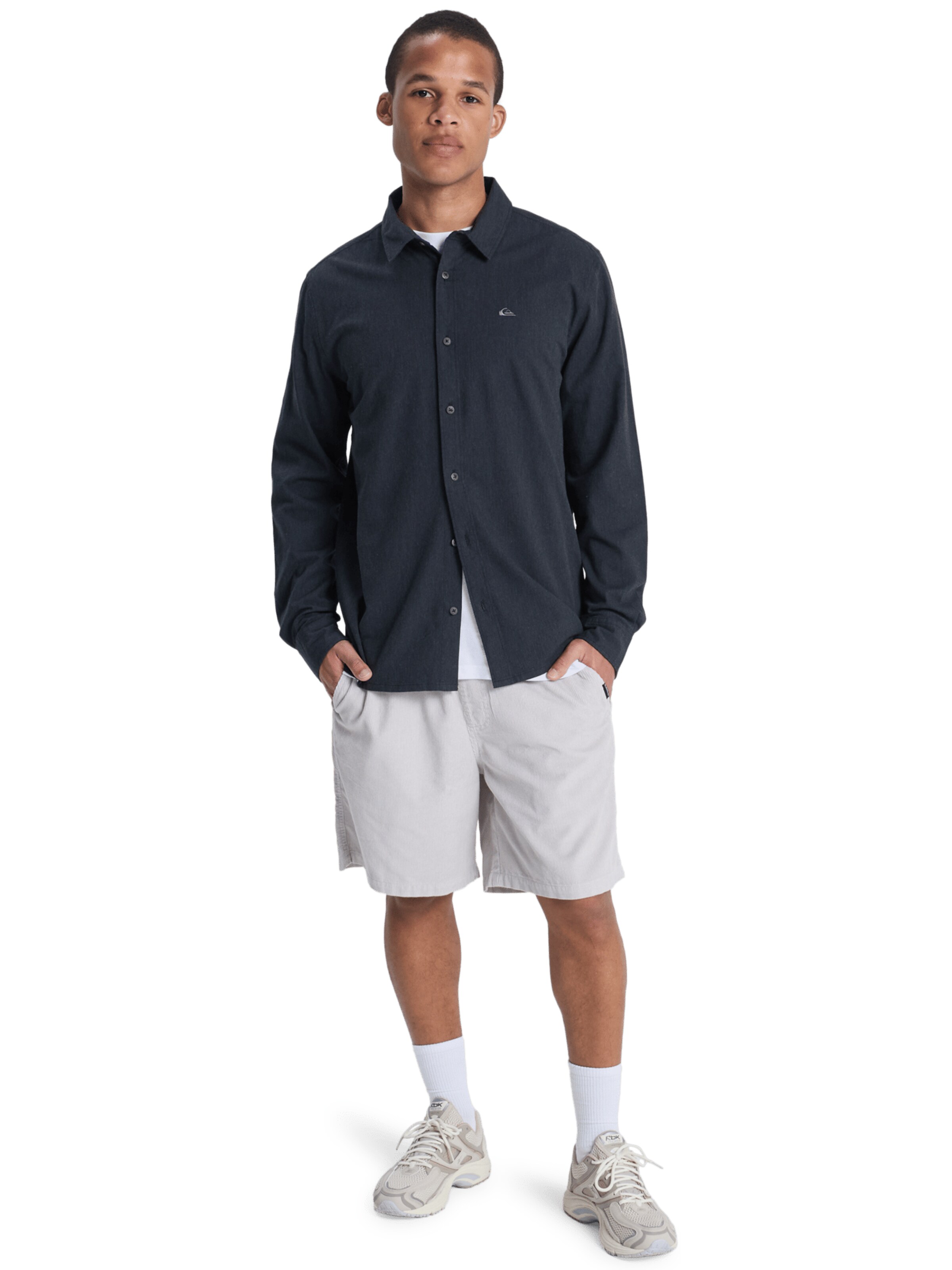 QUIKSILVER Regular Fit Hemd in Schwarz
