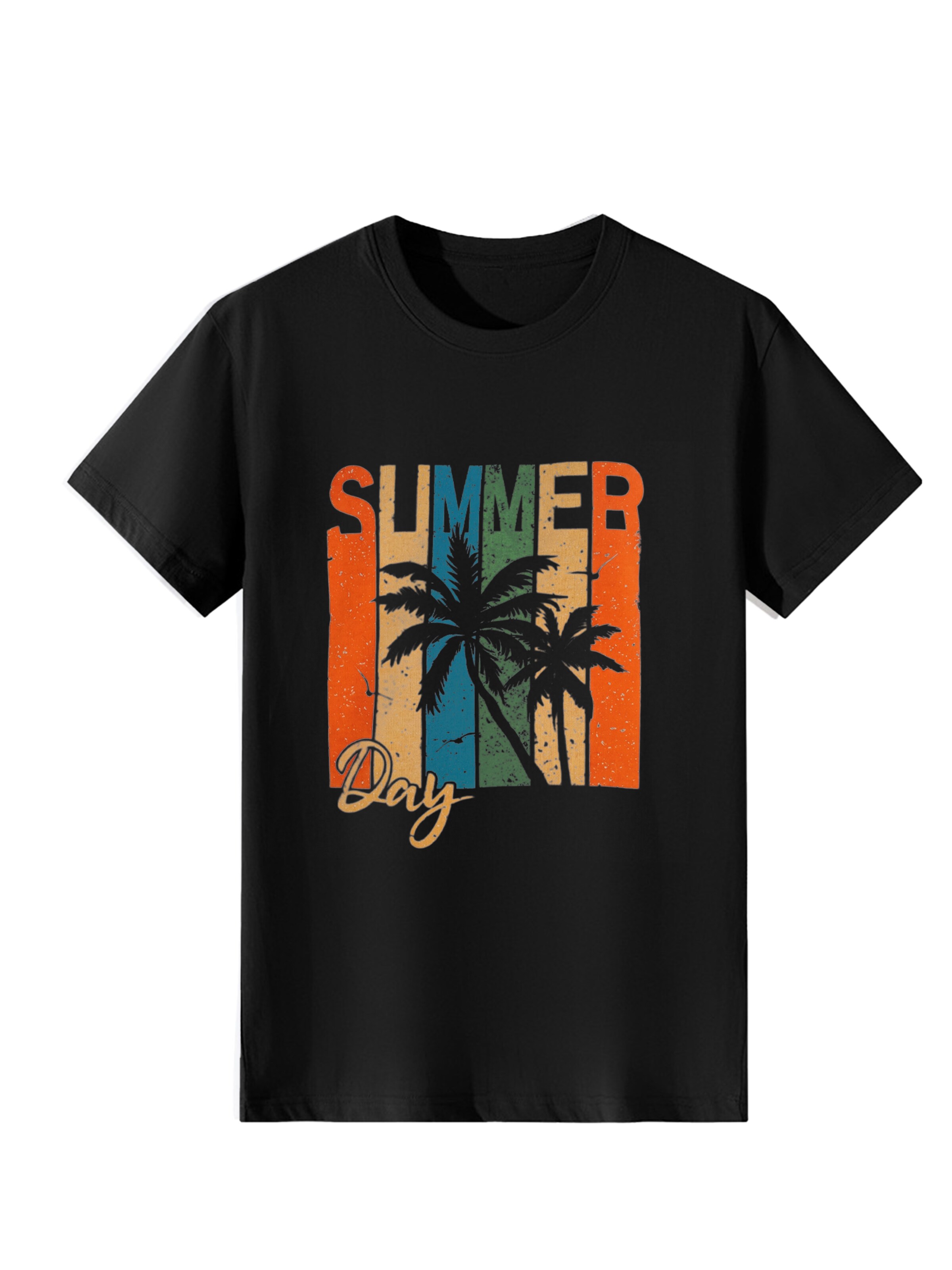 T-shirt 'Summer Day' LapaPlus en noir