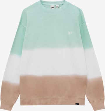 Pull&Bear Sweatshirt in Green: front