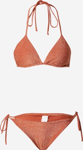 Bikini 'Claire Bikini' ABOUT YOU en orange : devant