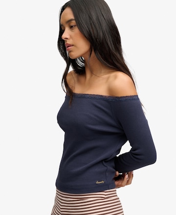 Superdry & Co Shirt 'Athletic Essentials' in Blau
