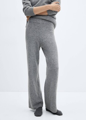 MANGO Wide leg Pants 'Camila' in Grey: front