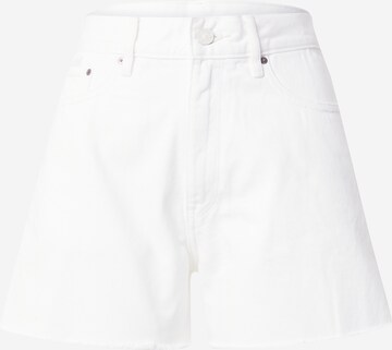 Regular Jean G-Star RAW en blanc : devant