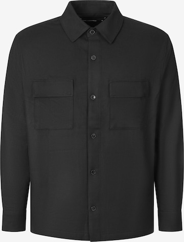 Karl Lagerfeld - Ajuste regular Camisa en negro: frente