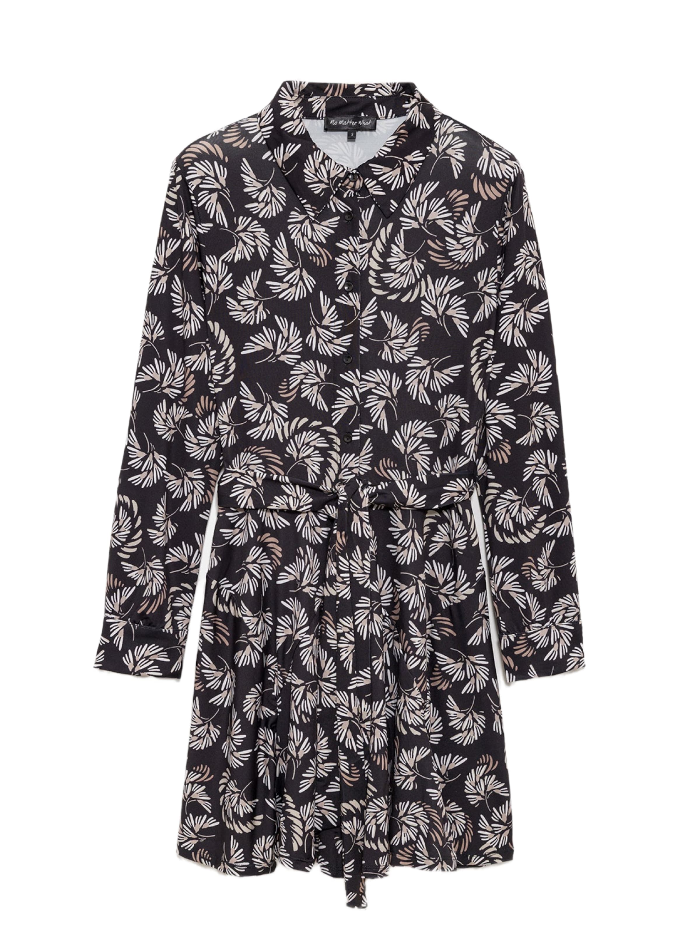 No Matter What Robe-chemise en beige / mastic / noir, Vue avec produit