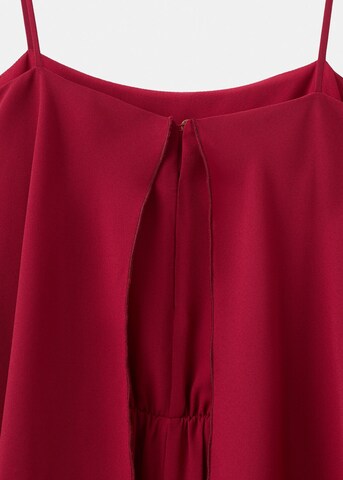 MANGO TEEN Dungarees 'Loto' in Red