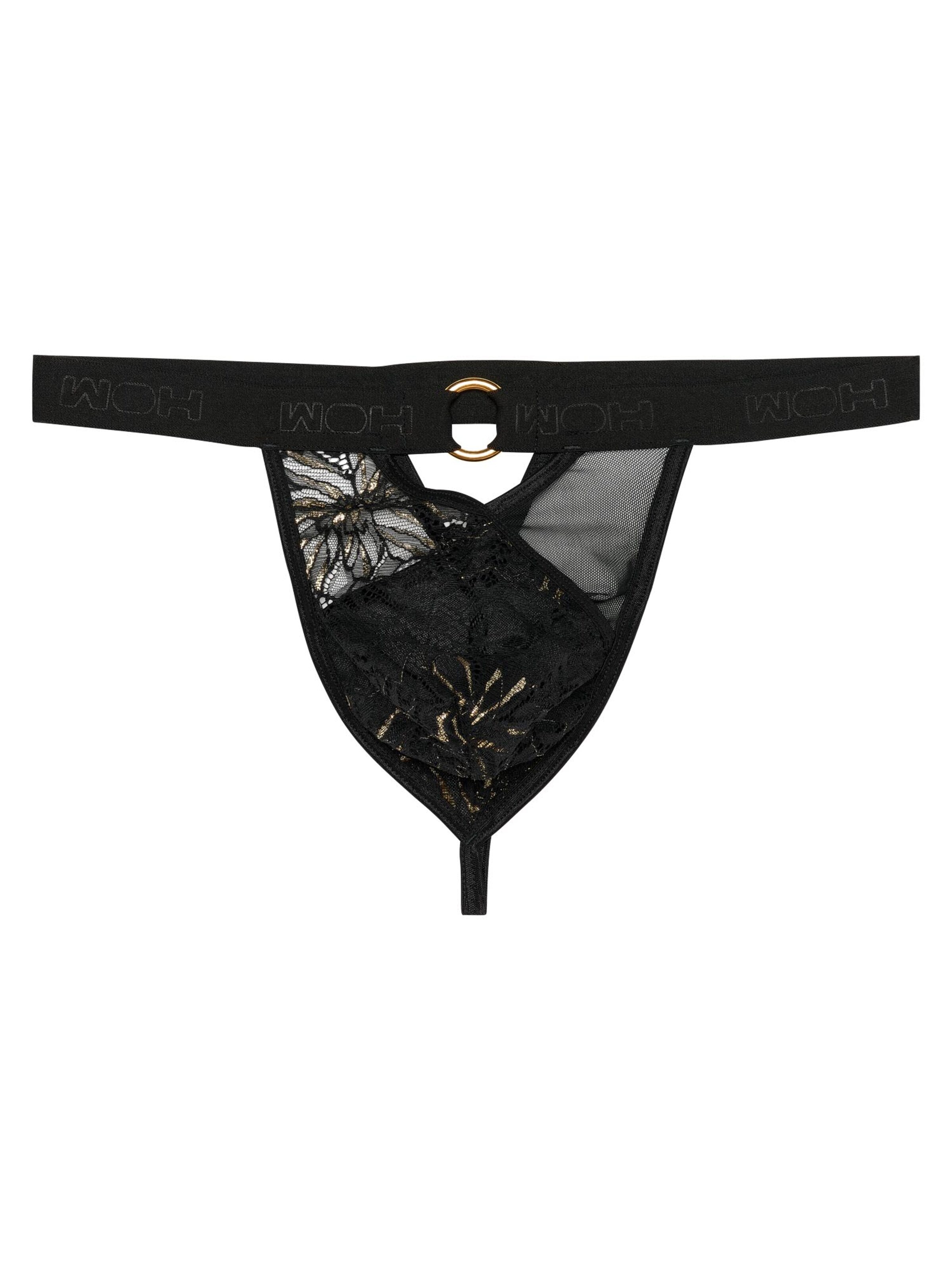 WOH Slip 'Pure Seduction' in Black: front