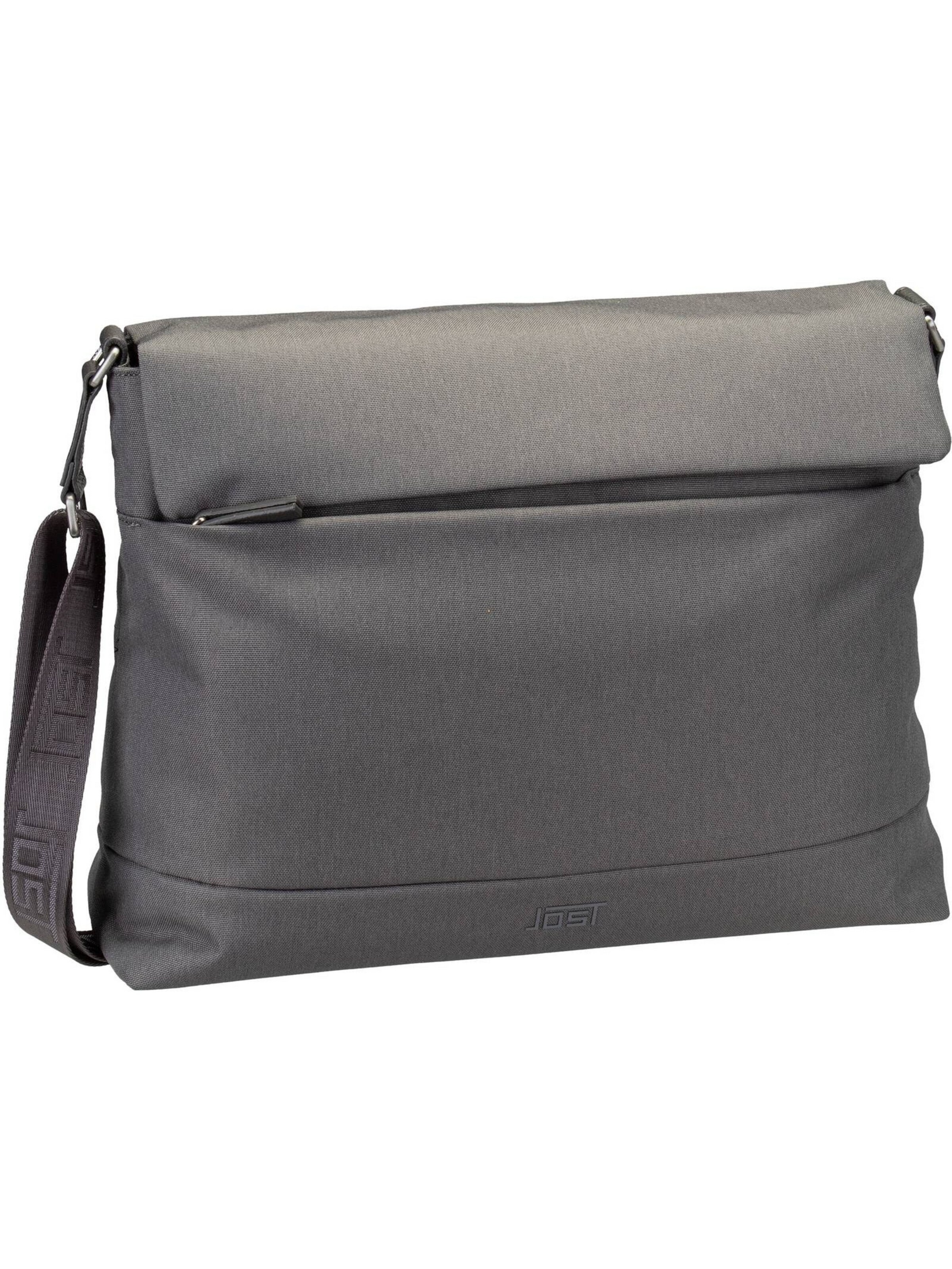 JOST Umhängetasche ' Bergen 1460 ' in Grau: Vorderseite