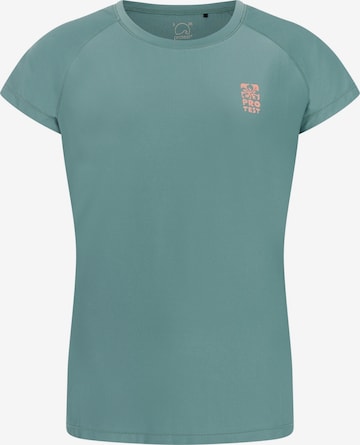 PROTEST Functioneel shirt 'PRTMagia' in Groen: voorkant