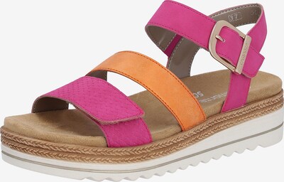 Sandalo con cinturino REMONTE di colore arancione / rosa chiaro, Visualizzazione prodotti