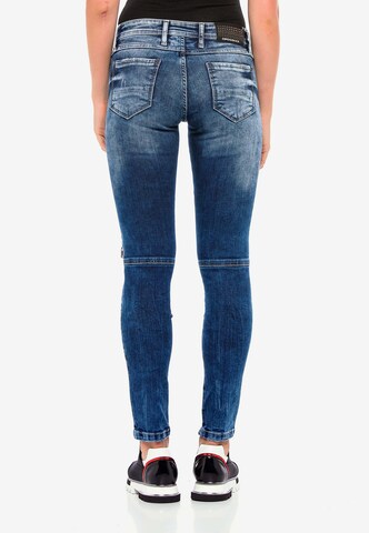 CIPO & BAXX Skinny Jeans in Blau