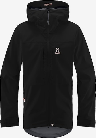 Haglöfs Outdoor jacket 'Touring Infinium' in Black: front