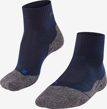 FALKE Athletic Socks 'TK2 Explore Cool Short' in Blue: front