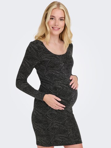 Only Maternity Sukienka 'SHINY' w kolorze czarny