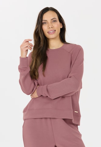 Athlecia Sweatshirt 'Jacey' in Rot: Vorderseite