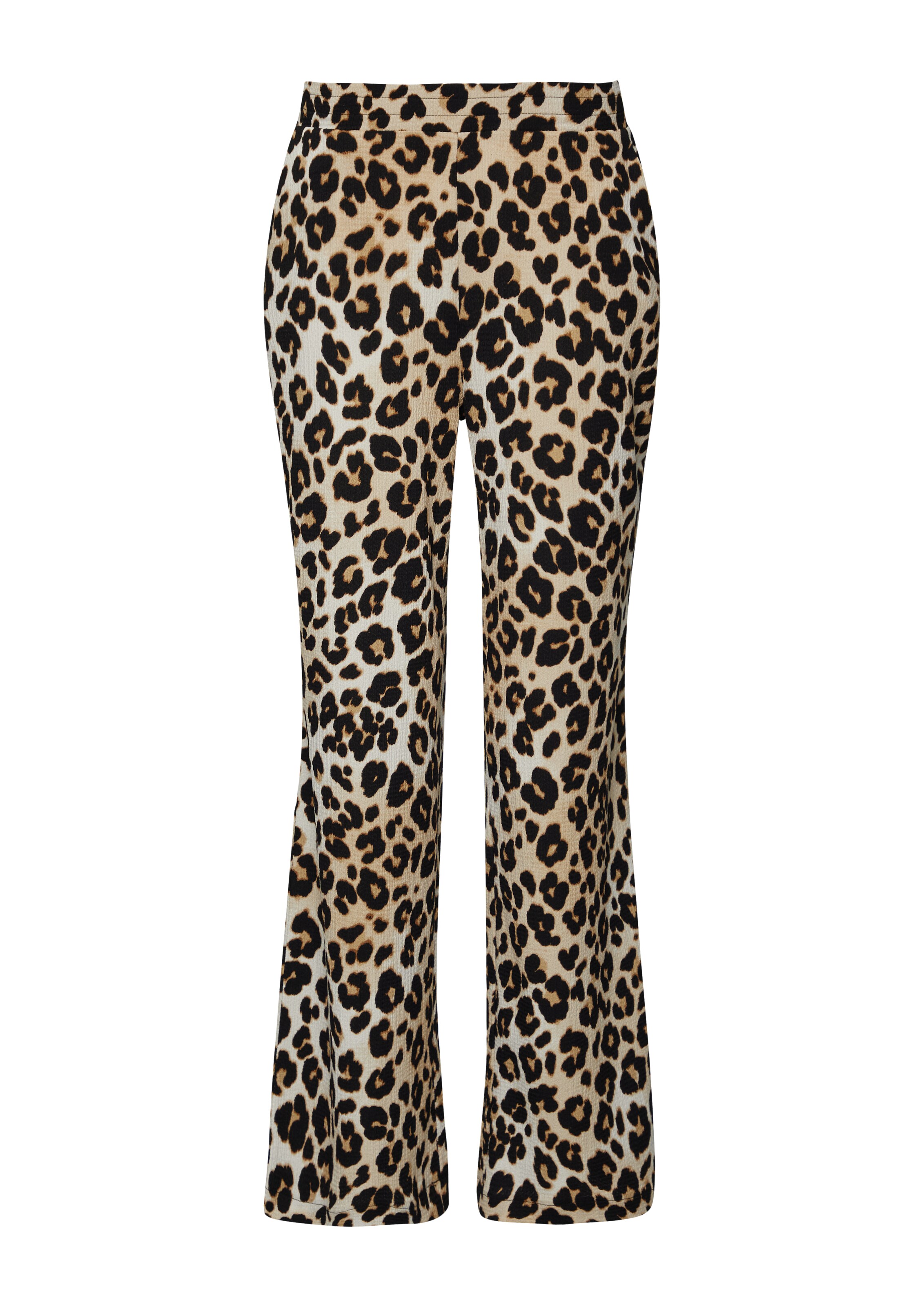 s.Oliver Wide Leg Hose in Beige: Vorderseite