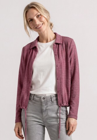 STREET ONE Strickjacke in Pink: Vorderseite
