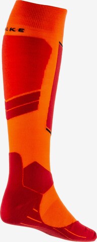 FALKE Athletic Socks in Orange