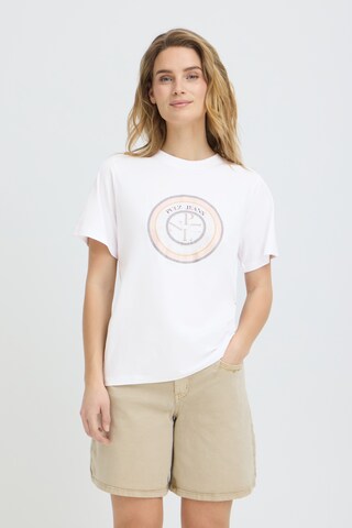 T-shirt 'PZCheri' Pulz en blanc : devant