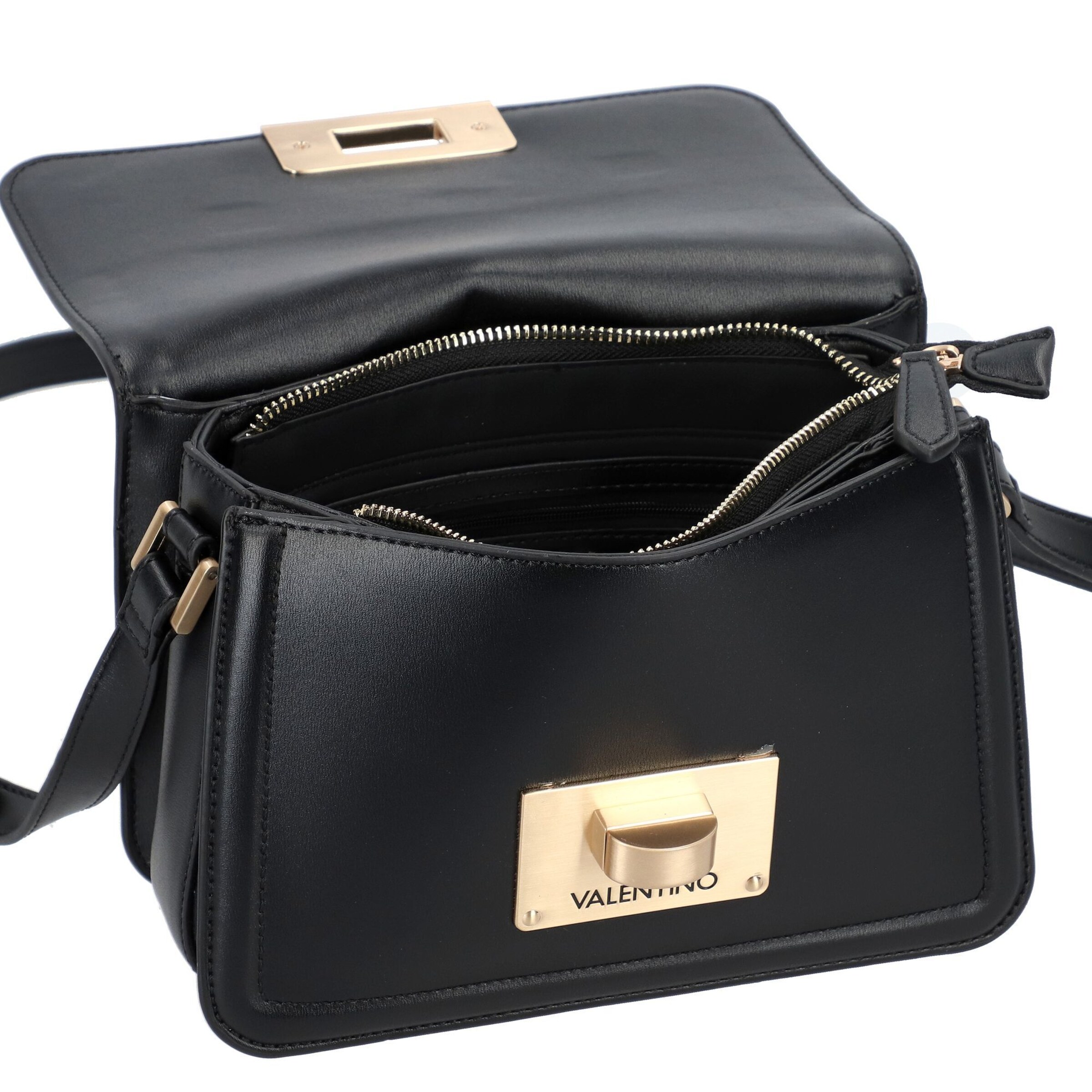 VALENTINO Umhängetasche 'Floren' in Schwarz