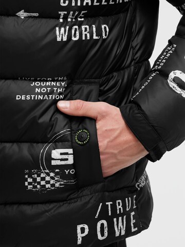 CAMP DAVID Winter Jacket in Black