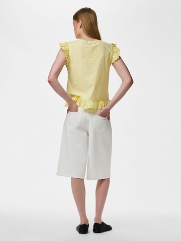 PIECES Blouse in Geel