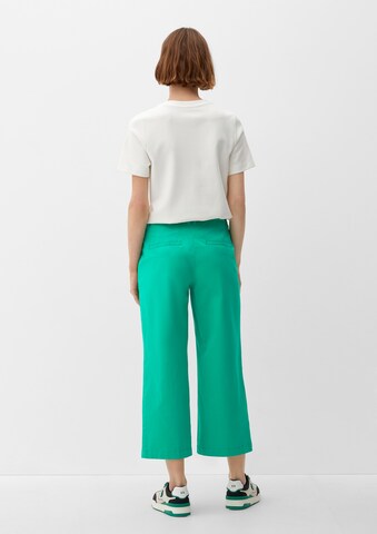 s.Oliver Wide leg Trousers in Green