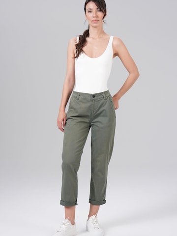 M.O.D MIRACLE OF DENIM Chino in Groen: voorkant