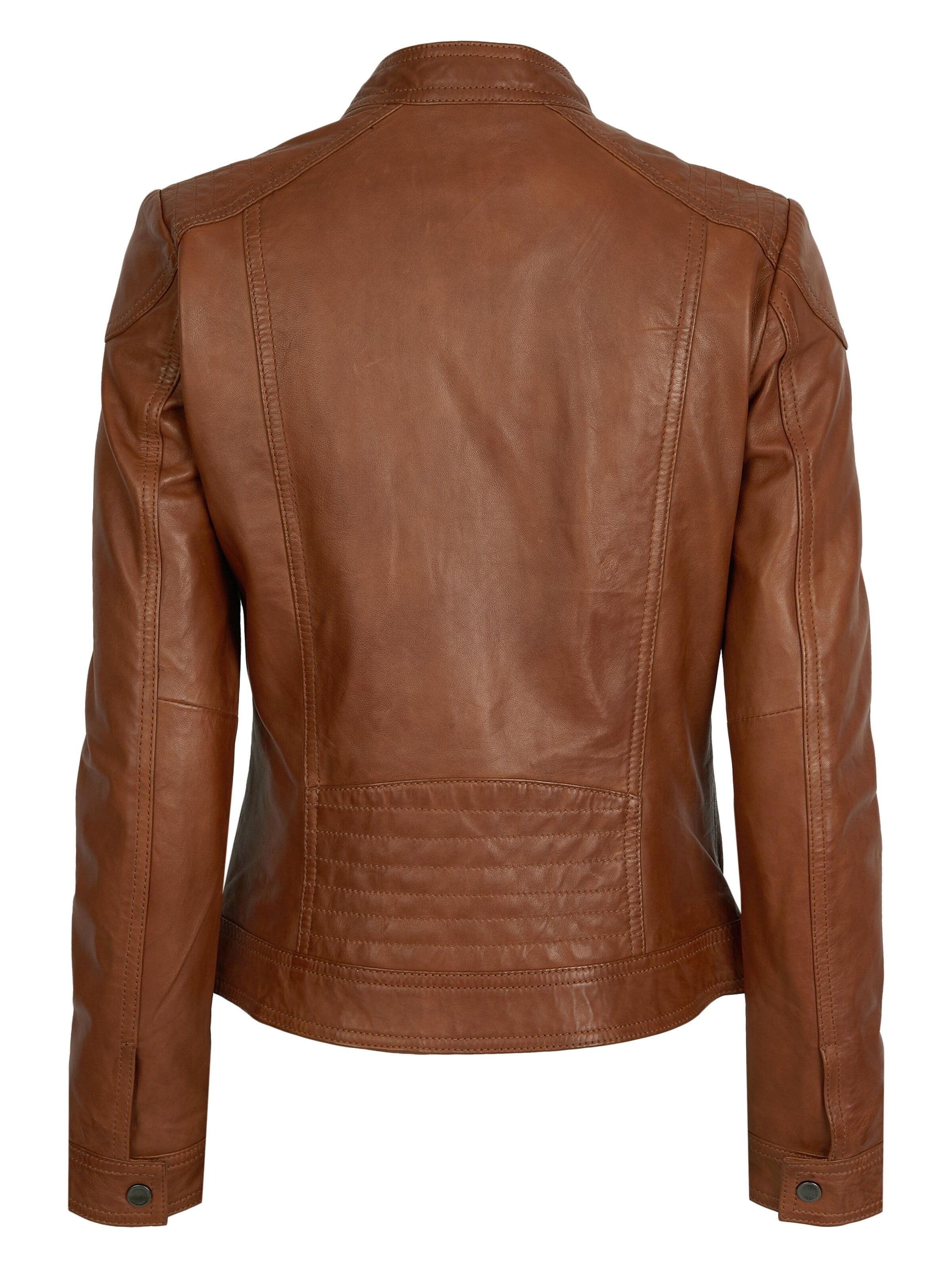 bugatti Lederjacke BULady-112 in Braun: Vorderseite