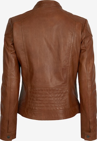 bugatti Lederjacke BULady-112 in Braun: Vorderseite