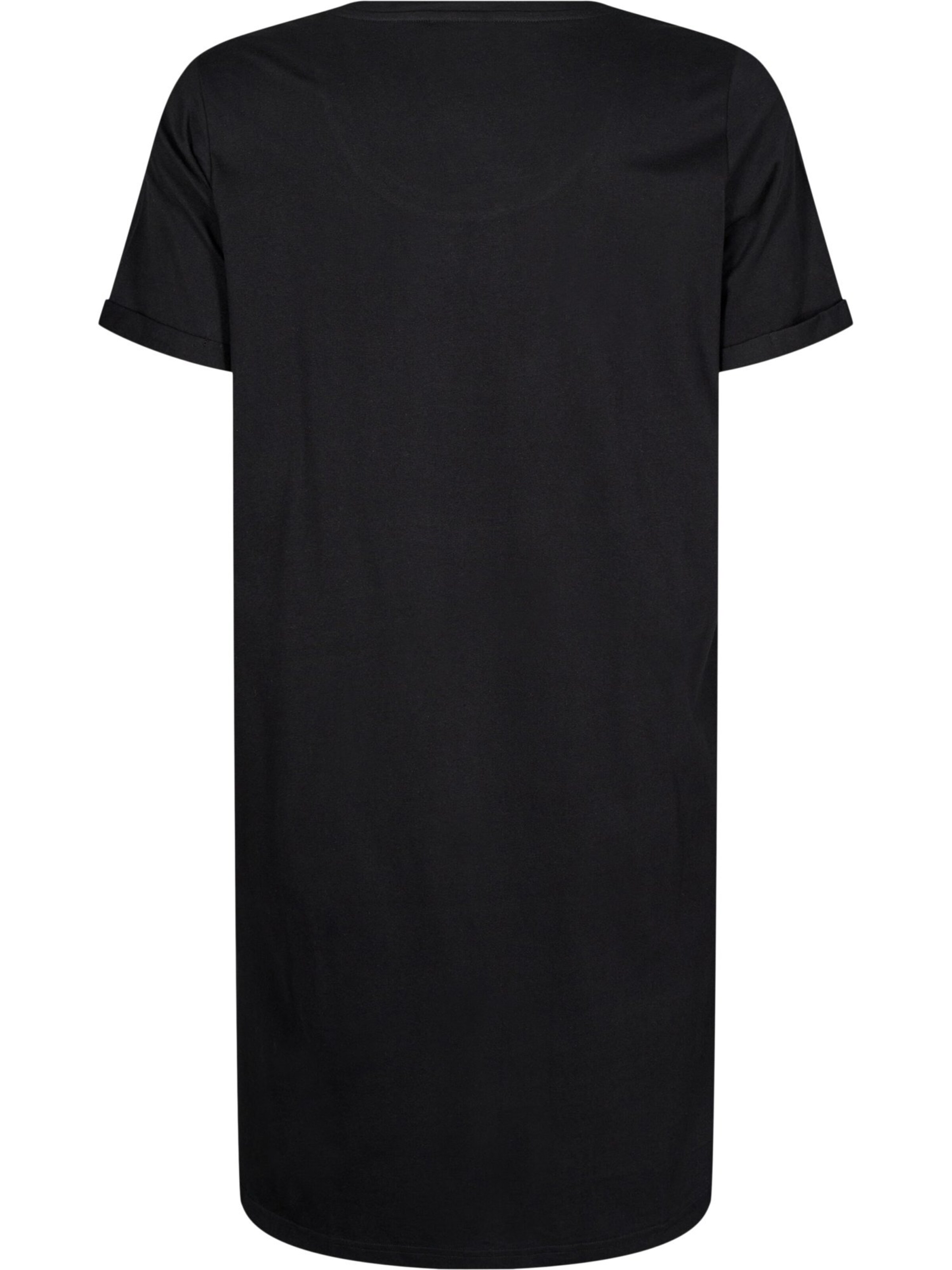 Chemise de nuit 'Mally' Zizzi en noir