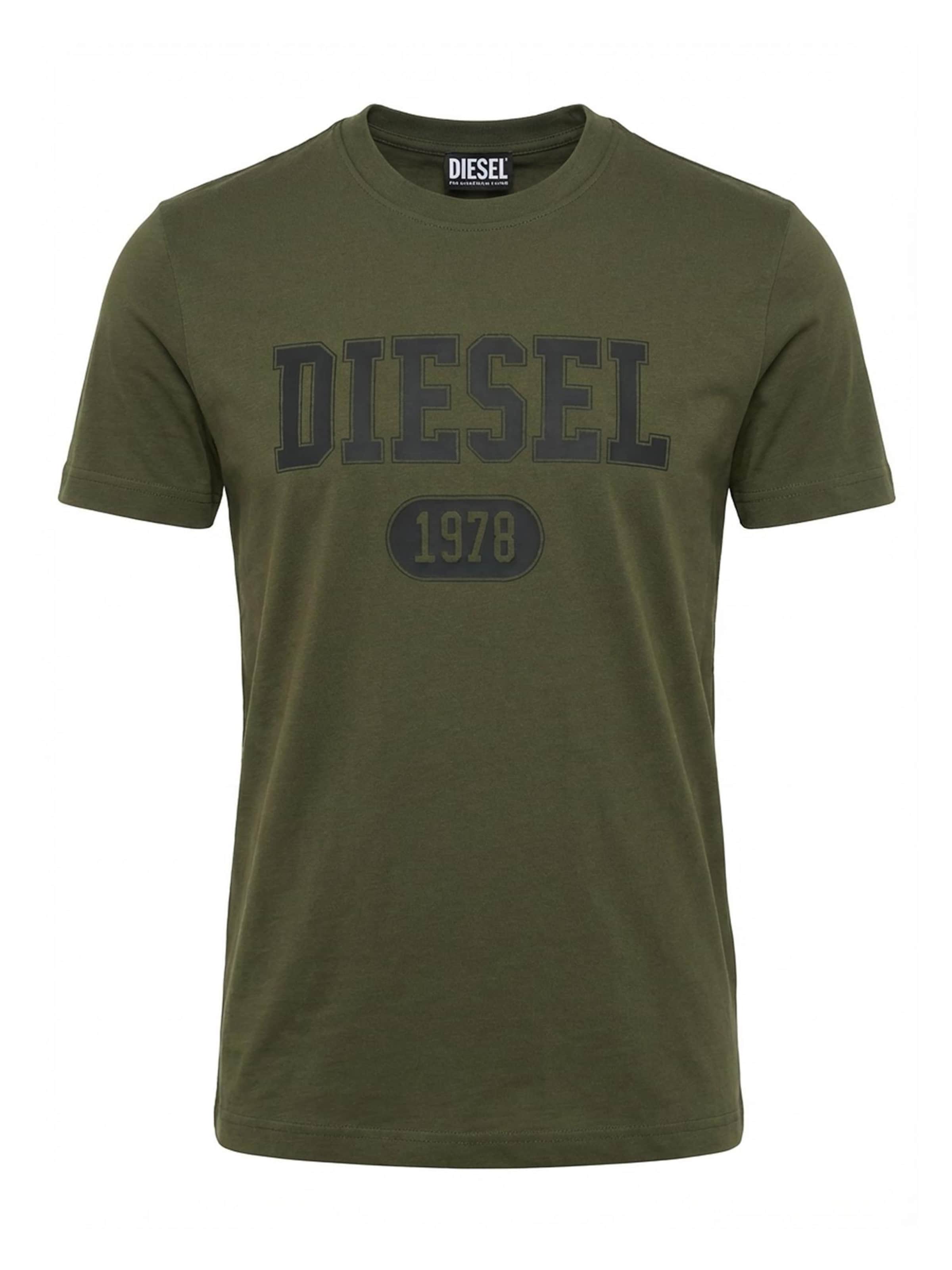 T-Shirt 'T-DIEGOR 1-A' DIESEL en vert : devant