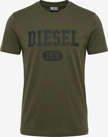 T-Shirt 'T-DIEGOR 1-A' DIESEL en vert : devant