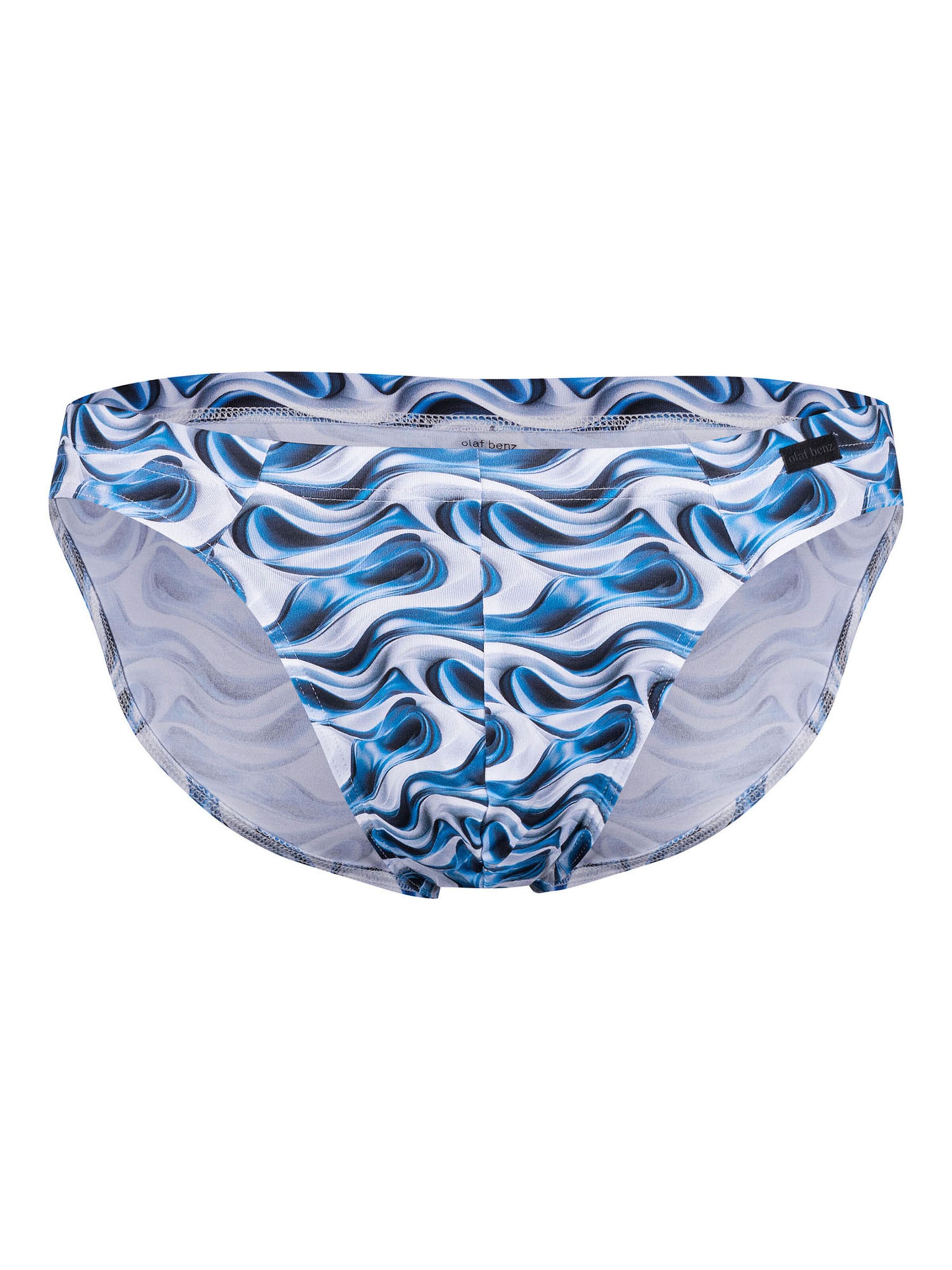 Olaf Benz Slip ' RED2458 Brazilbrief ' in de kleur Blauw / Wit, Productweergave