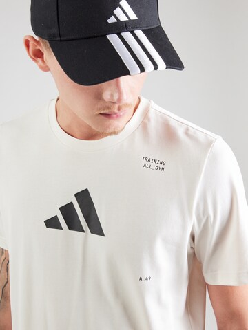 Maglia funzionale di ADIDAS PERFORMANCE in bianco