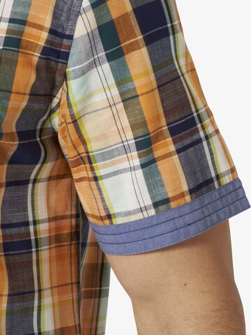 BABISTA Regular fit Button Up Shirt 'Lulona' in Orange