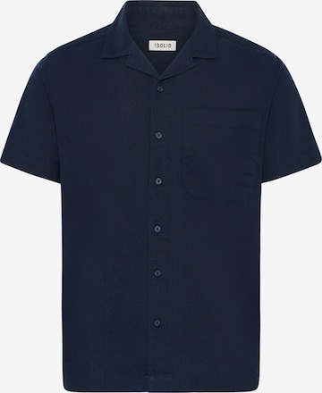 Camicia ' SDLITT ' di !Solid in blu: frontale