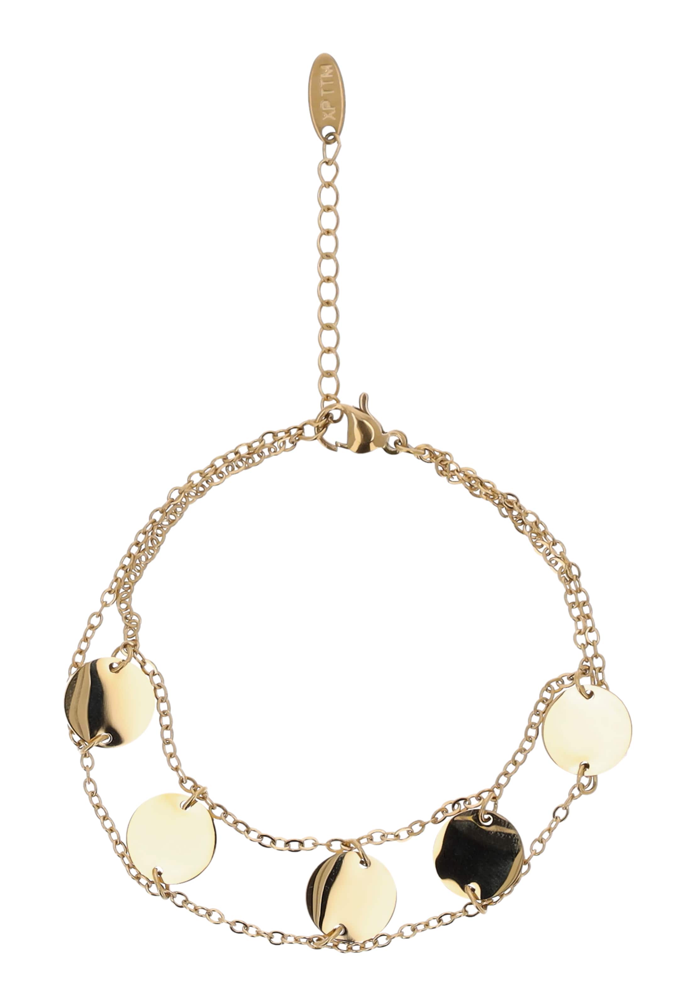 usha WHITE LABEL Armband in One Size in de kleur Goud, Productweergave