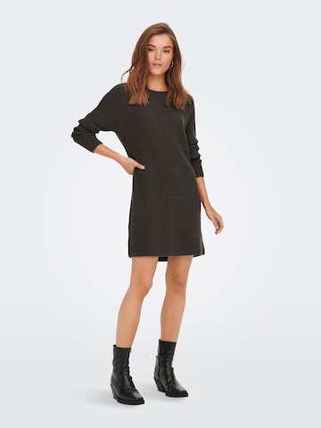 ONLY Knitted dress 'Carol' in Brown