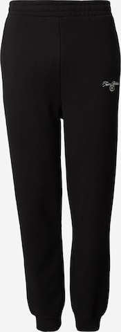 DAN FOX APPAREL Tapered Housut 'Matti' värissä musta: etupuoli