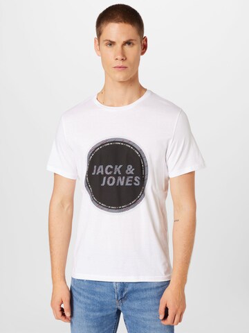 JACK & JONES Tričko 'Friday' – bílá: přední strana