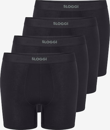 SLOGGI Boxershorts 'men EVER Ease' in Schwarz: Vorderseite