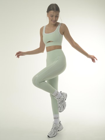 DRILLS Apparel Skinny Leggings 'RACQUET Leggings' in Groen: voorkant